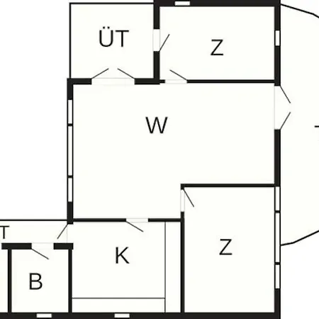 4 Person In Bryrup-by Traum بيت للعطل
